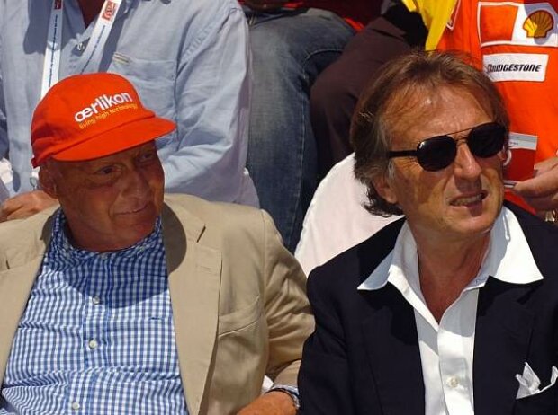 Titel-Bild zur News: Niki Lauda und Luca di Montezemolo
