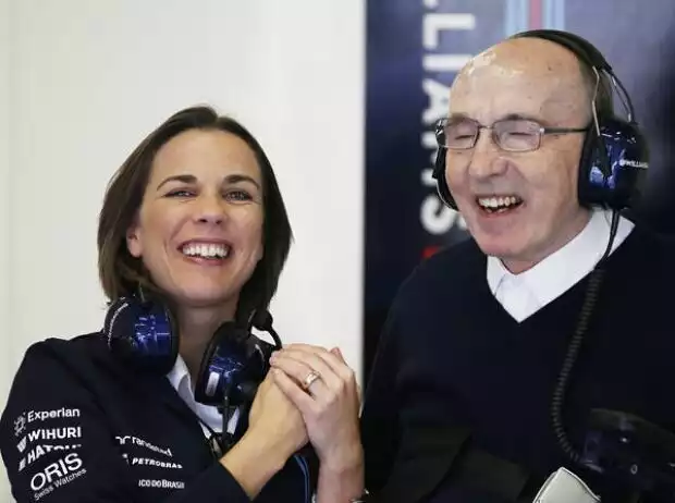 Claire Williams, Frank Williams Titel-Bild zur News: Claire Williams, Frank Williams