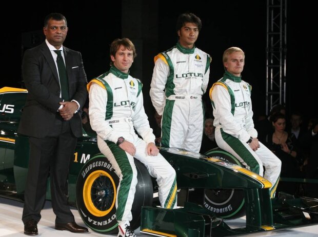 Heikki Kovalainen, Jarno Trulli, Fairuz Fauzy