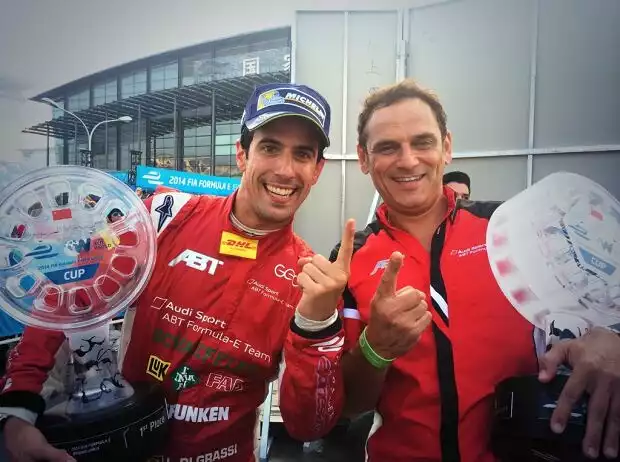 Titel-Bild zur News: Lucas di Grassi, Hans-Jürgen Abt