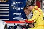 Die Penske-Teamkollegen Brad Keselowski und Joey Logano