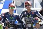 Jorge Lorenzo und Valentino Rossi (Yamaha) 