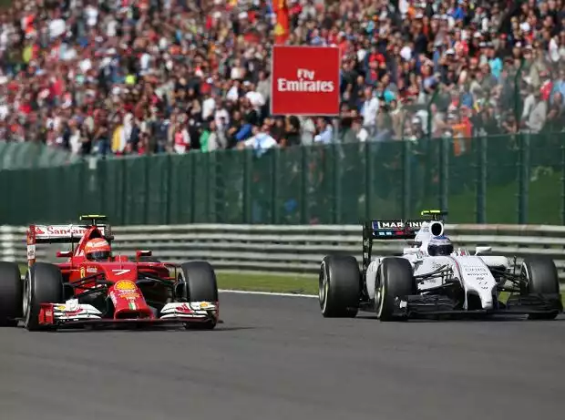Valtteri Bottas, Kimi Räikkönen Titel-Bild zur News: Valtteri Bottas, Kimi Räikkönen