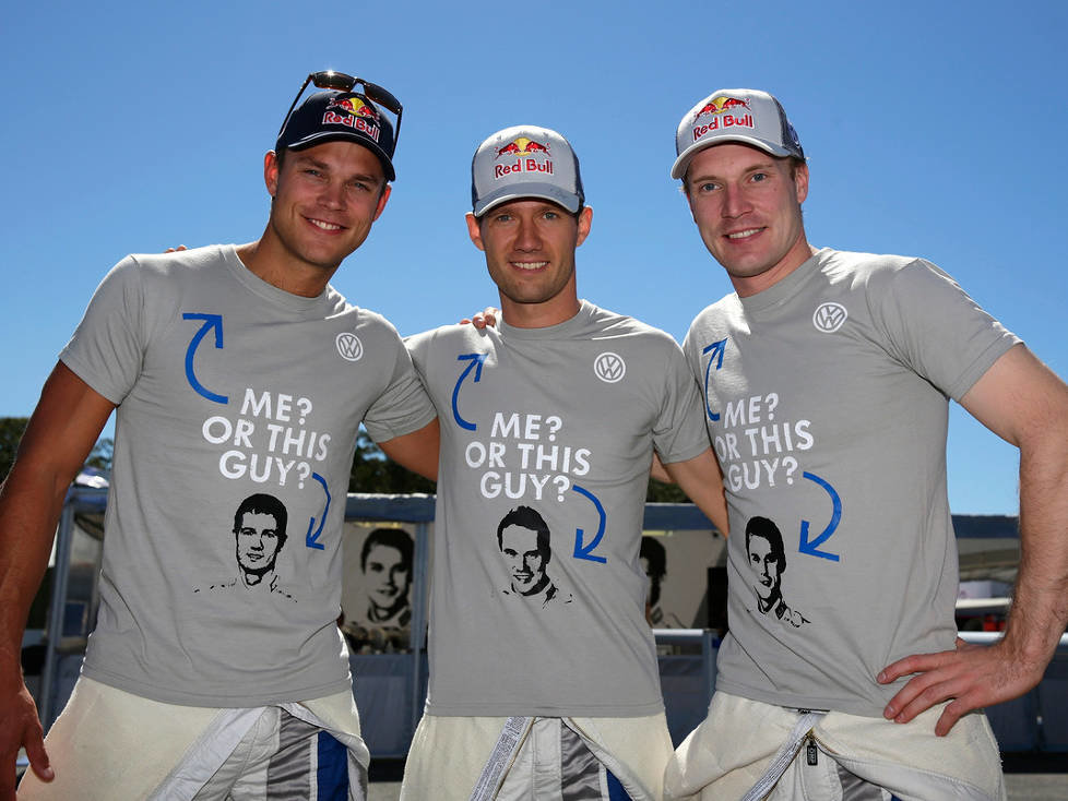 Andreas Mikkelsen, Sebastien Ogier, Jari-Matti Latvala