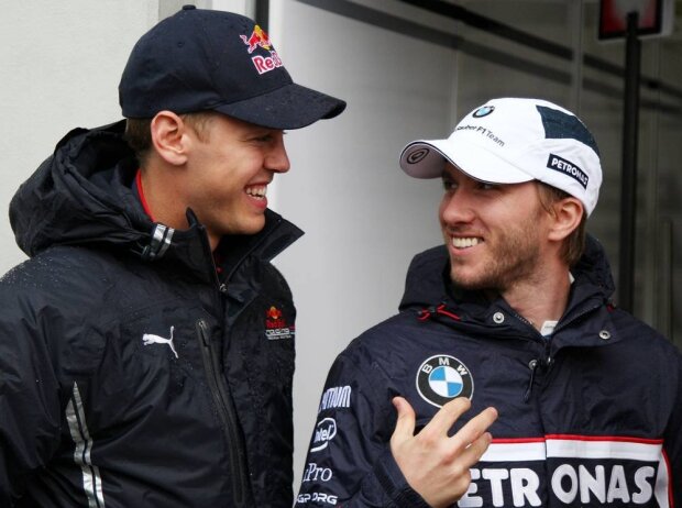 Titel-Bild zur News: Nick Heidfeld, Sebastian Vettel