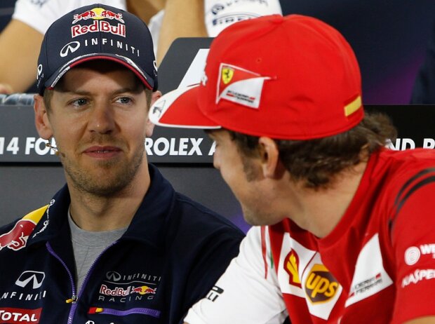 Titel-Bild zur News: Sebastian Vettel, Fernando Alonso, Felipe Massa, Daniel Ricciardo
