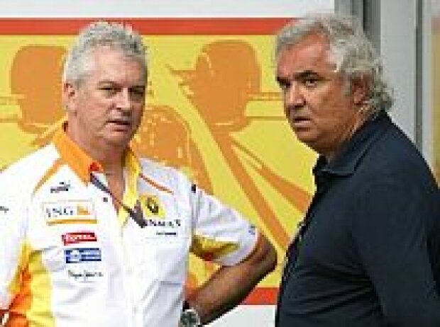 Flavio Briatore und Pat Symonds Flavio Briatore und Pat Symonds
