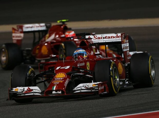 Titel-Bild zur News: Fernando Alonso, Kimi Räikkönen