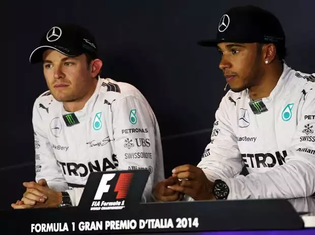 Titel-Bild zur News: Nico Rosberg, Lewis Hamilton