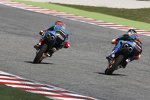 Alex Rins vor Alex Marquez 