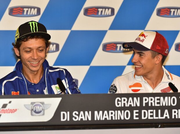Titel-Bild zur News: Valentino Rossi, Marc Marquez