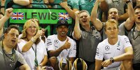 Bild zum Inhalt: Hamiltons Mitleid für Rosberg: Alles nur Fassade?