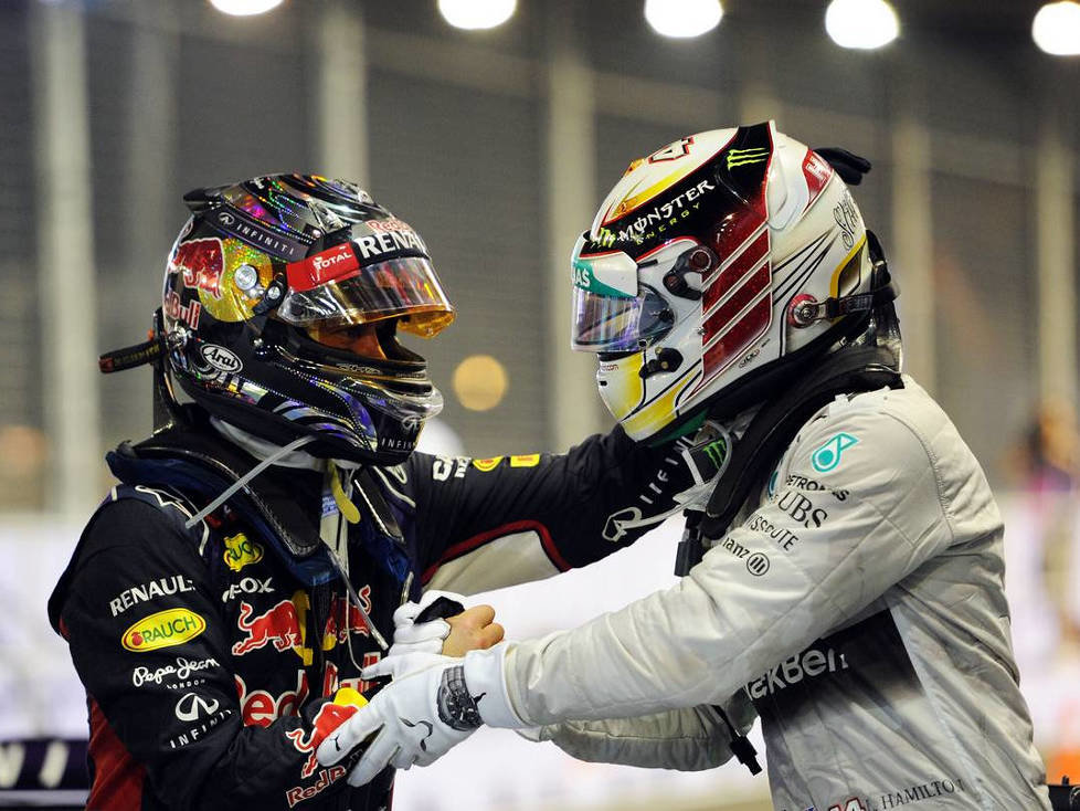 Sebastian Vettel, Lewis Hamilton
