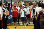 Fernando Alonso (Ferrari) und Felipe Massa (Williams) 