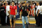 Jules Bianchi (Marussia) und Pastor Maldonado (Lotus) 