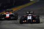 Nico Hülkenberg (Force India) und Max Chilton (Marussia) 