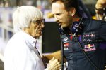 Bernie Ecclestone und Christian Horner 