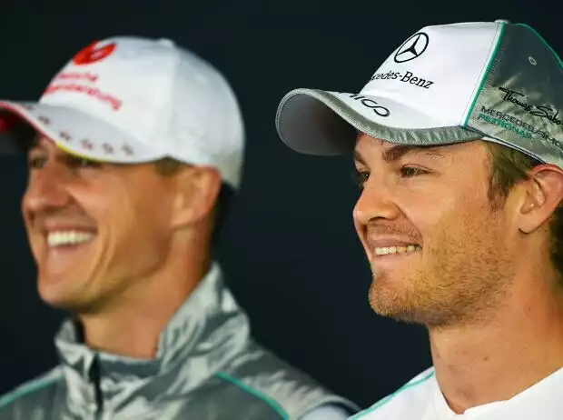 Nico Rosberg, Michael Schumacher Titel-Bild zur News: Nico Rosberg, Michael Schumacher