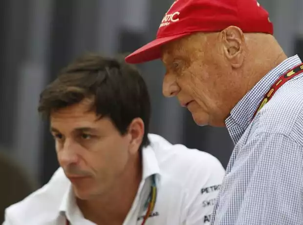 Niki Lauda, Toto Wolff Titel-Bild zur News: Niki Lauda, Toto Wolff
