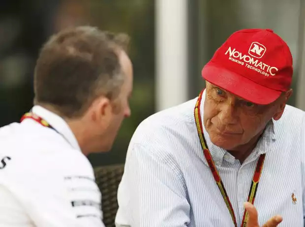 Niki Lauda, Paddy Lowe Titel-Bild zur News: Niki Lauda, Paddy Lowe