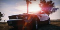 Bild zum Inhalt: World of Speed: Ford Mustang GT wirbelt im Video Staub auf