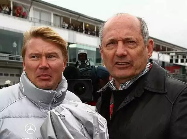Mika Häkkinen, Ron Dennis Titel-Bild zur News: Mika Häkkinen, Ron Dennis