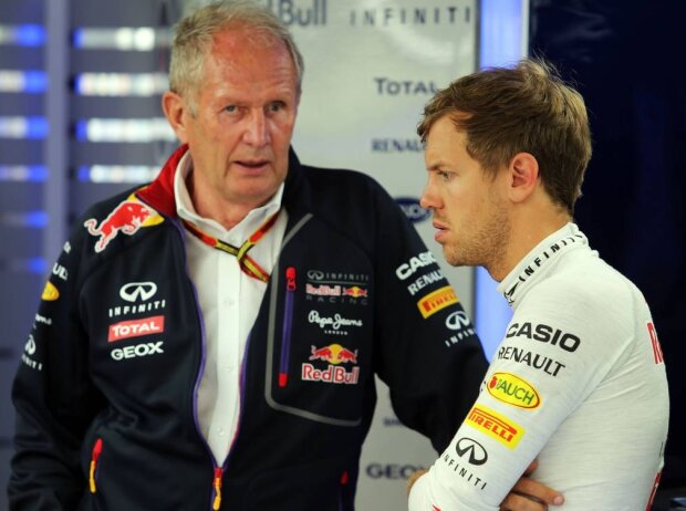 Helmut Marko, Sebastian Vettel Helmut Marko, Sebastian Vettel