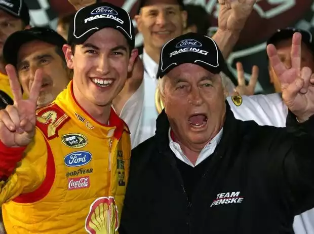 Titel-Bild zur News: Joey Logano, Roger Penske