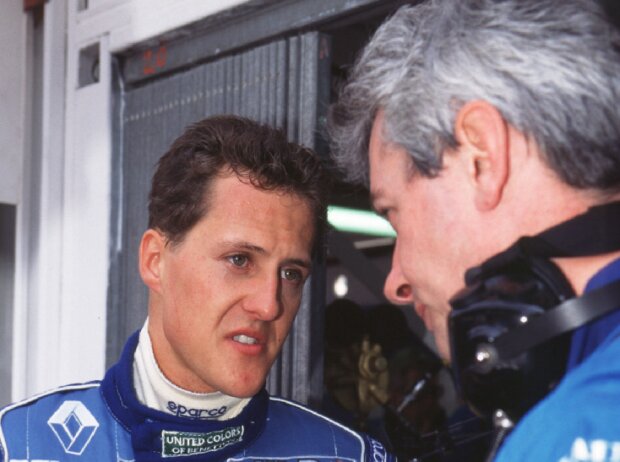 Titel-Bild zur News: Michael Schumacher, Pat Symonds