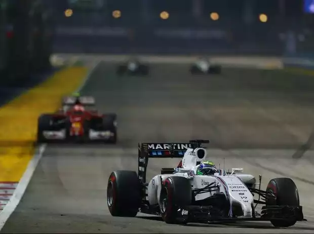 Titel-Bild zur News: Felipe Massa, Kimi Räikkönen