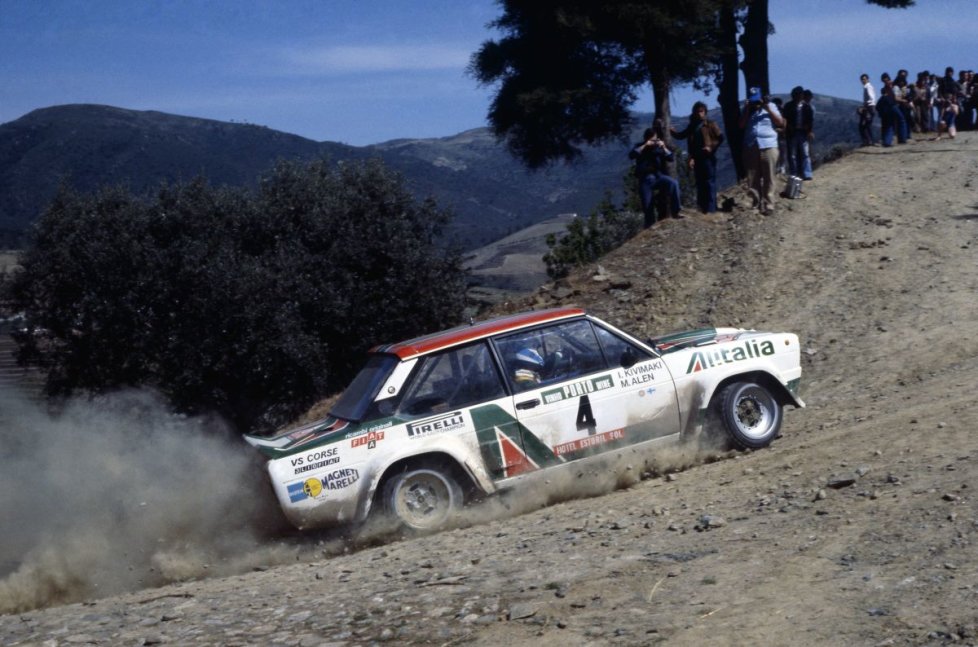 Markku Alen Fiat Abarth Alitalia 1978