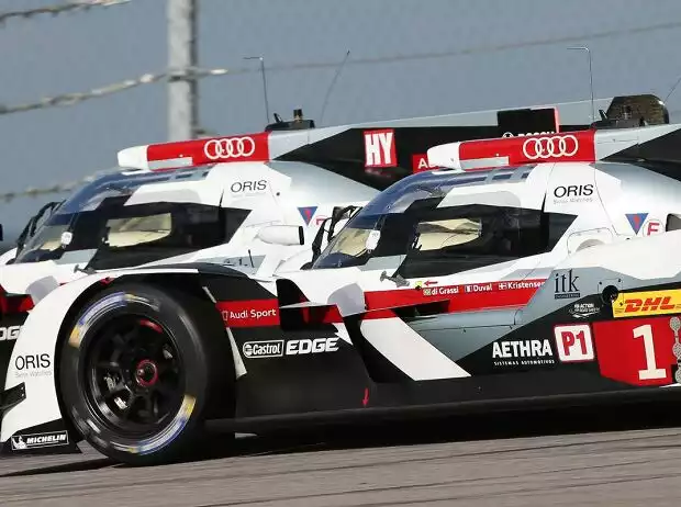 Lucas di Grassi, Tom Kristensen, Marc Gene Titel-Bild zur News: Lucas di Grassi, Tom Kristensen, Marc Gene