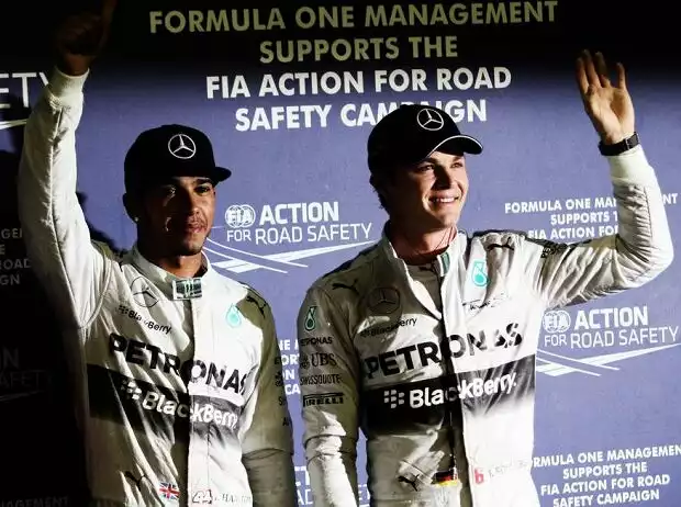 Titel-Bild zur News: Lewis Hamilton, Nico Rosberg