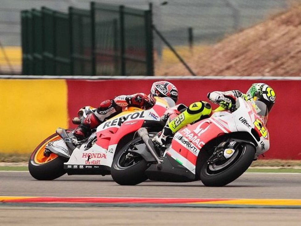 Andrea Iannone, Marc Marquez