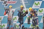 Alex Marquez Romano Fenati und Danny Kent 