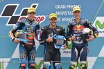 Alex Marquez, Romano Fenati und Danny Kent 