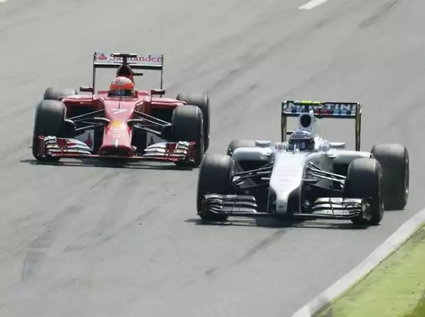 Valtteri Bottas, Kimi Räikkönen Titel-Bild zur News: Valtteri Bottas, Kimi Räikkönen