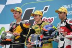 Esteve Rabat, Maverick Vinales und Johann Zarco 