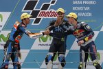 Alex Marquez, Romano Fenati und Danny Kent 