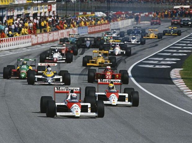 Alain Prost Ayrton Senna San Marino Imola Neustart 1989