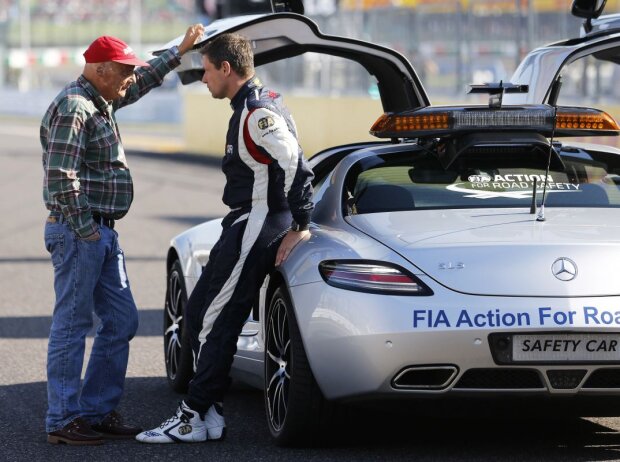 Niki Lauda und Bernd Mayländer