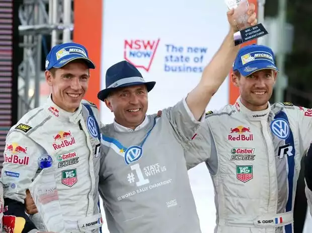 Sebastien Ogier, Julien Ingrassia, Jari-Matti Latvala, Andreas Mikkelsen Titel-Bild zur News: Sebastien Ogier, Julien Ingrassia, Jari-Matti Latvala, Andreas Mikkelsen
