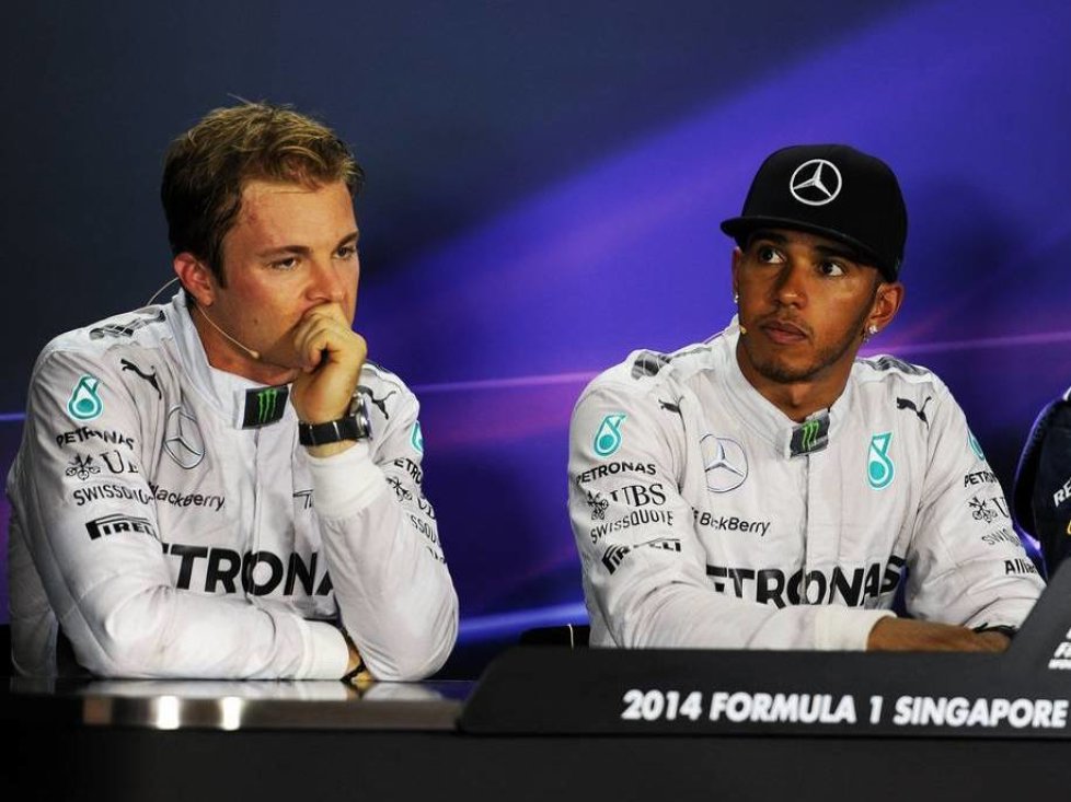Nico Rosberg, Lewis Hamilton, Daniel Ricciardo