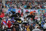 Regen in Suzuka am Donnerstag