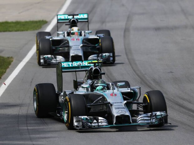 Nico Rosberg, Lewis Hamilton