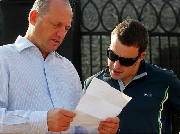 Ron Dennis und Fernando Alonso Ron Dennis und Fernando Alonso