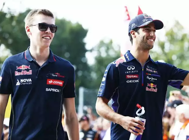 Titel-Bild zur News: Daniil Kwjat, Daniel Ricciardo