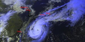 Wetterfrösche sicher: Taifun beschert Regenrennen
