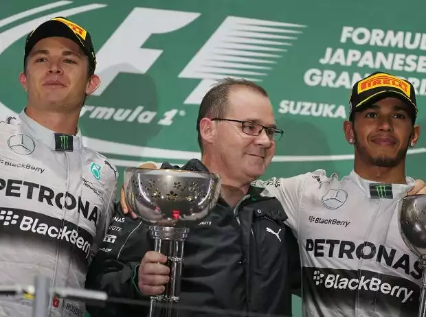Titel-Bild zur News: Nico Rosberg, Lewis Hamilton