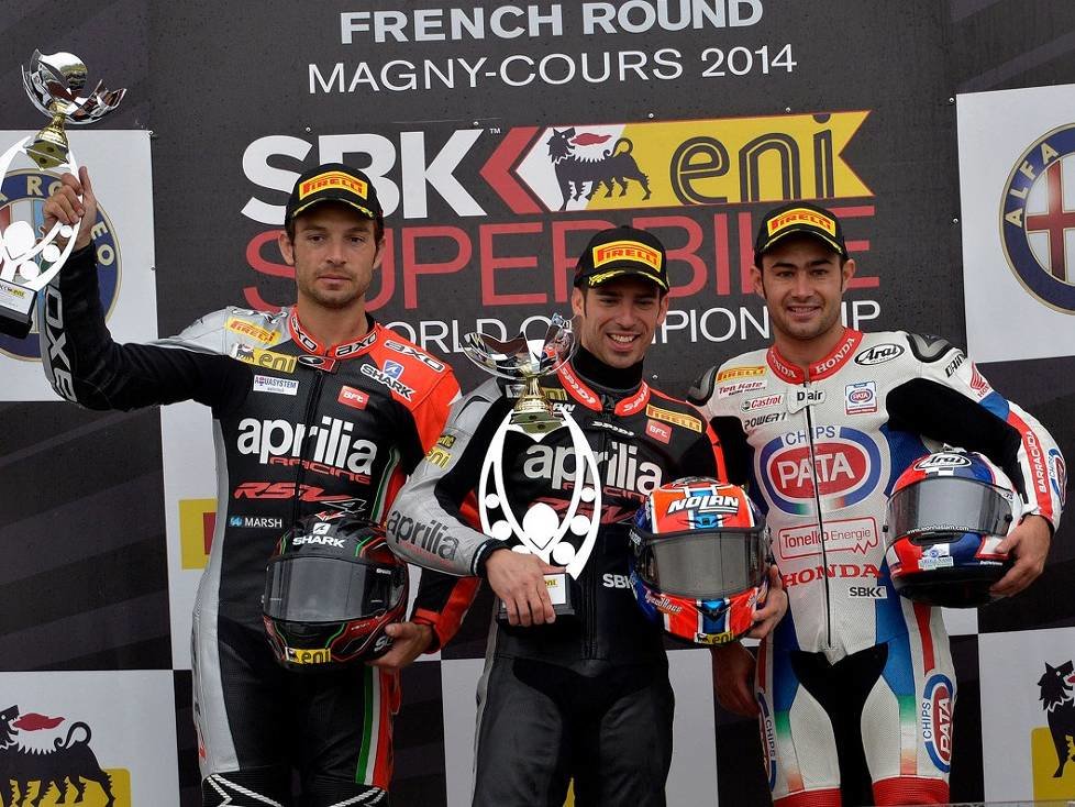 Marco Melandri, Sylvain Guintoli, Leon Haslam